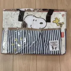 新品!! スヌーピー 保冷バッグ エコバッグ チャック式 カゴのサムネイル