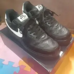 NIKE エアフォースワン プレミアム ブラック✕オレンジ 28cm - メルカリ