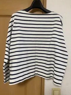 神戸レタスストライプ 長袖トップス