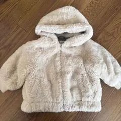 ZARAベビー　アウター　ボア　ベージュ　86