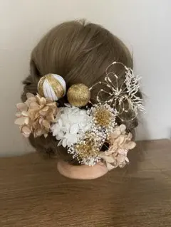 和装髪飾り　結婚式　卒業式　成人式　七五三。　NO.17