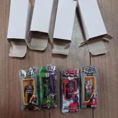 仮面ライダーソフビパッケージチャーム4種セット