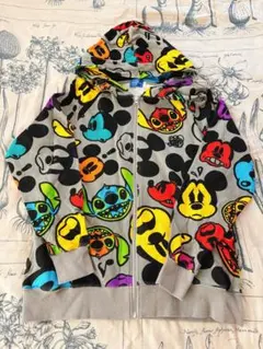 ディズニーリゾートパーカー ミッキー スティッチ （L） ユニセックス 未着用品