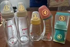 哺乳瓶(ガラス)バラ売り可能　ピジョン　コンビ　ドクターベッター