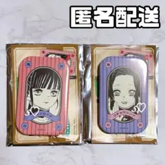 鬼滅の刃 スクエア 缶バッジ スタンド付き 第1弾 栗花落カナヲ 胡蝶しのぶ