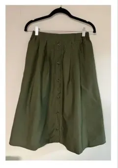 earth スカート カーキ レディース ロングスカート レディース