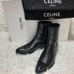 CELINE ウエスタンブーツ 40 ブラック セリーヌ BTS V着 2026年最新】CELINE ウエスタンブーツの人気アイテム - メルカリ