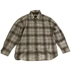 UNIQLO U チェック柄 長袖シャツ M