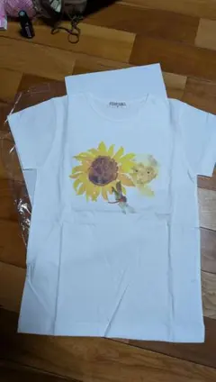 いわさきちひろ Tシャツ ひまわりとあかちゃん