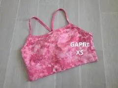 GAPfit　ブラトップ　ピンクタイダイ柄クロスバックヨガウェアXS