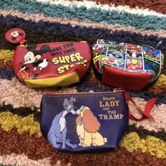 ディズニーストア　ミニポーチセット