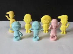 ちびまる子ちゃんのおうち　消しゴム　　キン消し　当時物　昭和レトロ　7種8体