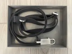 CELINE レザー サスペンダー ブラック クロコ型 新品未使用 - メルカリ