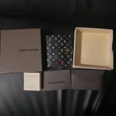 LOUIS VUITTON モノグラム　マルチカラー　二つ折り財布