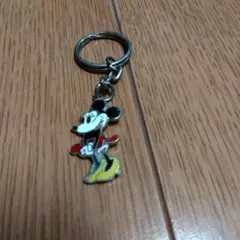 レトロ　ミニーマウス　キーホルダー