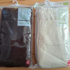 UNIQLO リラックスフィットパンツ 2色セット　レギンス　コーデュロイ