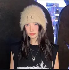 THUG CLUB サグクラブ　Beanie Brownビーニー THUG CLUB サグクラブ Beanie Brownビーニー 値段交渉可
