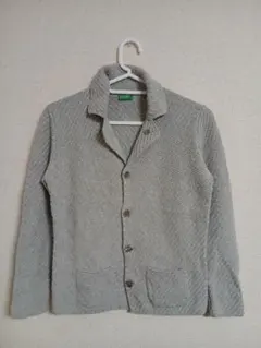 ☆UNITED COLORS OF BENETTON グレー カーディガン