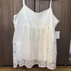 レース キャミソール ホワイトのサムネイル