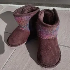 CLOSSHI　クロッシー　ハリスツイード　ムートンブーツ　14センチ
中はふか