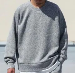 新品 Upscape Audience フリース クルーネック M