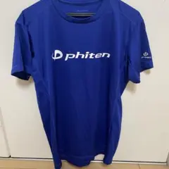 phiten 青 Lサイズ スポーツシャツ