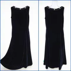 ☆【美品】23区 組曲 オンワード樫山 DEUX ベロア ロングワンピース