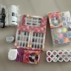 ネイルパーツ&カラージェル大量まとめ売り