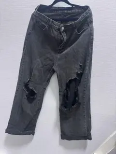 ワイドデニムパンツ ll