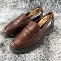 美品　STILMODA 厚底ローファー　ブラウン　サイズ35のサムネイル