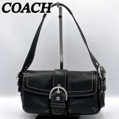 人気✨COACH ワンショルダー バッグ ソーホー ブラック レザー Y2K