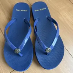 TORY BURCH ビーチサンダル ブルーのサムネイル