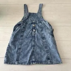 デニム　ジャンバースカート　120cm