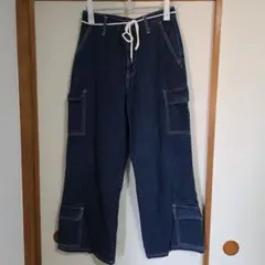 Nope Girl wide denim pants M