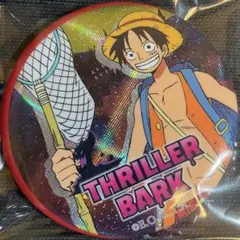 ワンピース onepiece スリラーバーク ホログラム缶バッジ ルフィ