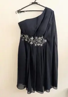 ワンショルダー ミニドレス