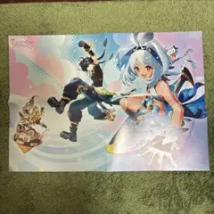 アニメディア 4月号 崩壊3rd ポスター 雷電芽衣 キアナ エリシア