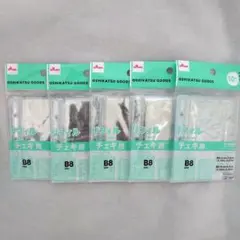 チェキ用リフィル　5点　3つ穴バインダー用　B8　ダイソー　推し活　シール帳　①