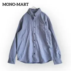 美品◆MONO-MART モノマート ボタンダウンシャツ 【M】通勤 ワイシャツ