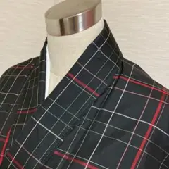 KA1846 格子柄大島紬 証紙付き 身丈168cm 着物 正絹 トールサイズ