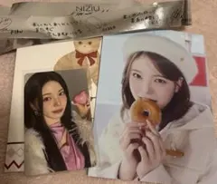 NiziU アヤカ ラントレ おまけのトレカと銀テつき