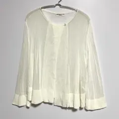 CHRISTIAN AUJARDホワイト長袖カーディガン　11