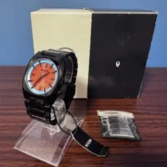 美品希少✨NIXON THE TACH ブラック×レッド 箱付き コマあり