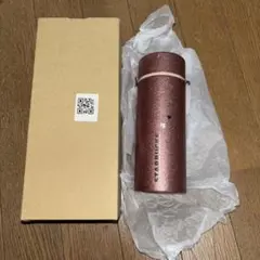 【新品未使用】スタバ　ステンレスボトル　グリッター　ピンク　バレンタイン