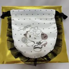 Lil ala mode レース付きミニ巾着 スフレ Souffle mikko