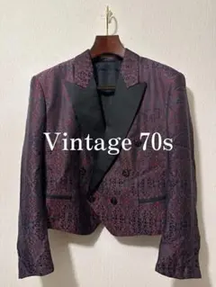 Vintage 70s Short Paisley Jacket