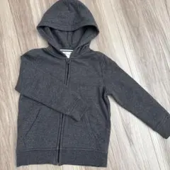 H&M グレー フード付きパーカー　キッズ