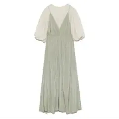 snidel キャミレイヤードワンピース ミント S