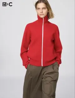 UNIQLO C ミラノリブフルジップカーディガン
