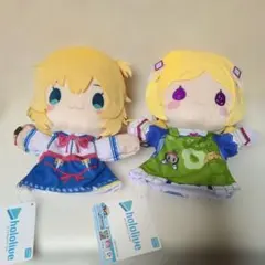 ホロライブプロダクション　赤井　アキ・ローゼンタール　パペットぬいぐるみ 2種のサムネイル